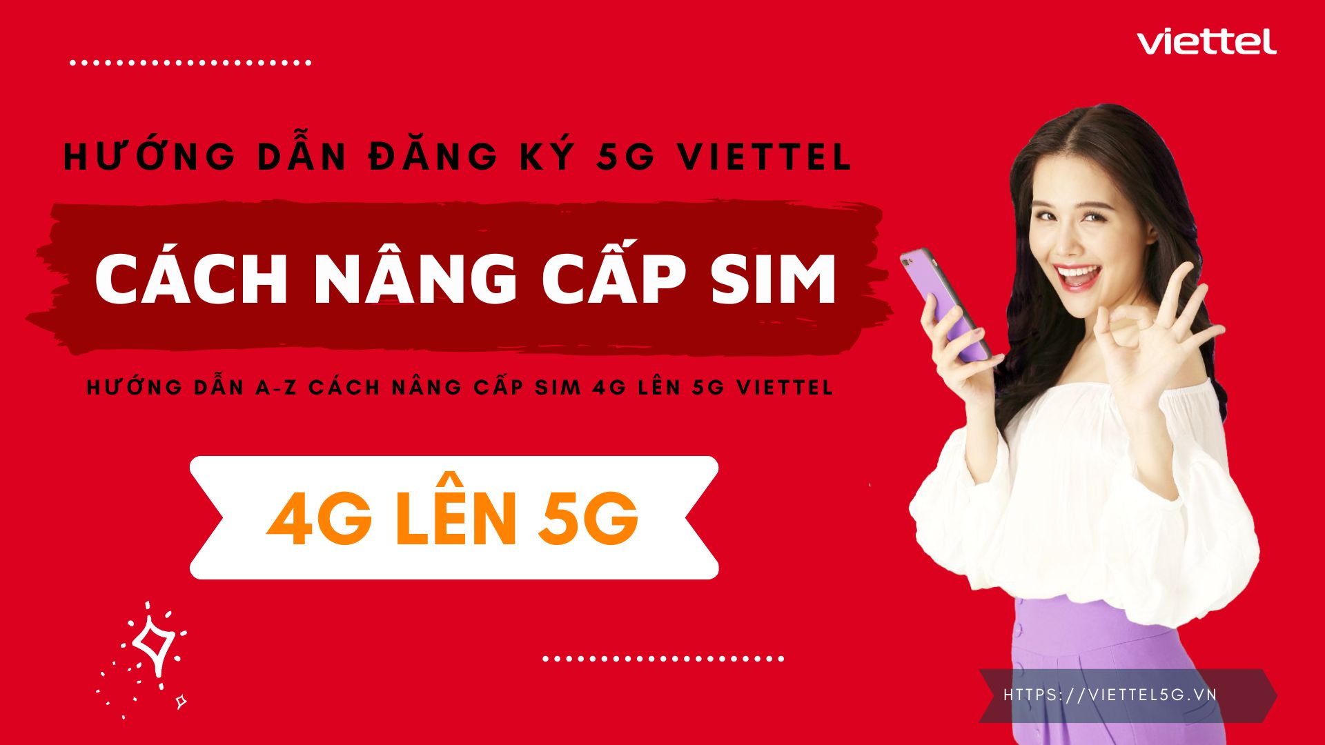 Cách nâng cấp sim 4G lên 5G Viettel